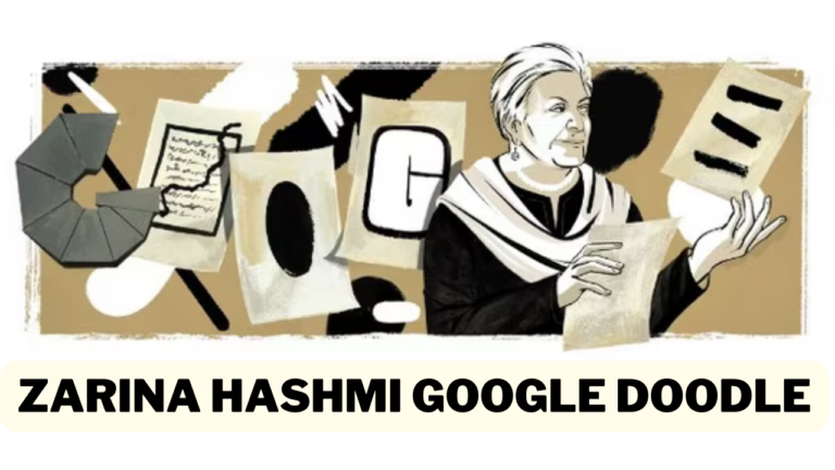 Zarina Hashmi Google Doodle