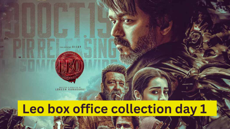 Leo box office collection day 1